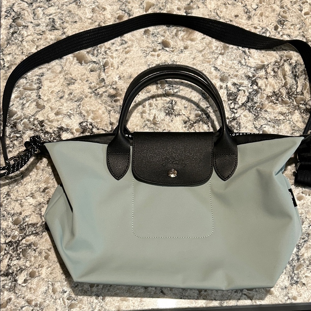 Longchamp crossbody bag in seafoam green